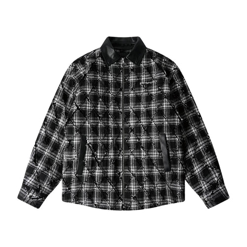 1807 Plaid Down Lined Shirt Jacket