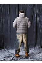 1807 Washed Fade Nylon Lightweight Down Jacket