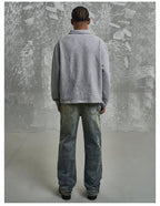F3F Select Deconstructed Long Sleeve Polo sweatshirt