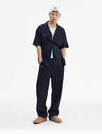 MEDM Linen Cuban Collar Shirt