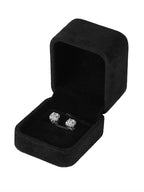 Small Town Kid Cubic Zirconia Cube Stud Earrings