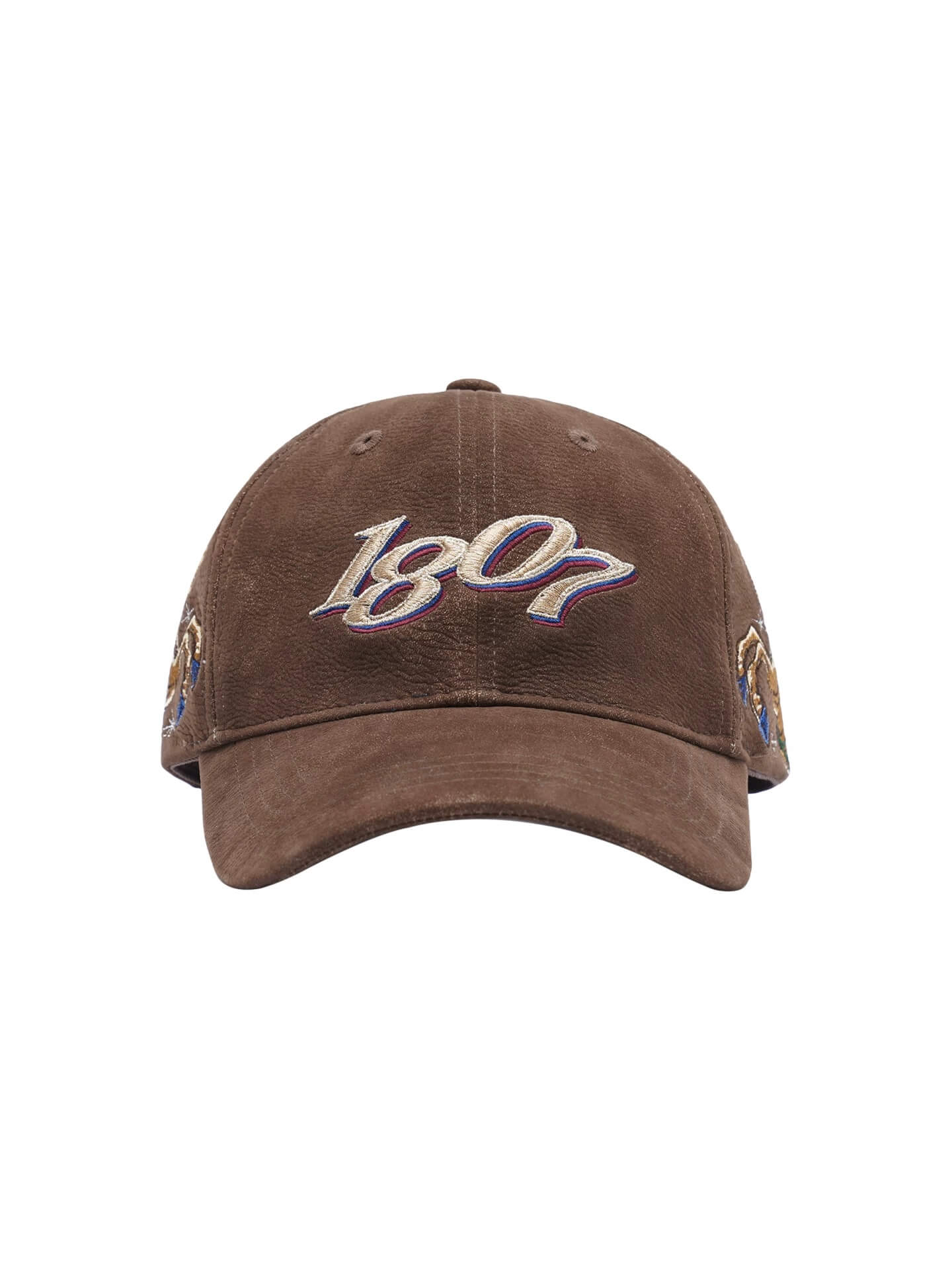 1807 Pegasus 3D Embroidered Flocked PU Leather Dad Hat