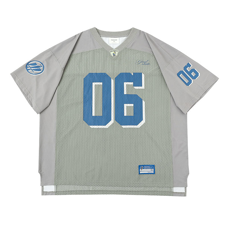REAIMNESS Mesh Graffiti Rugby Jersey