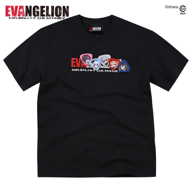 MEDM x EVA NEVER END Cute Character Velcro Patch Tee