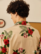 PRBLMS Hawaiian Flower Short Sleeved Shirt