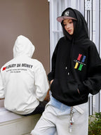 MEDM Rainbow Embossed Logo Hoodie