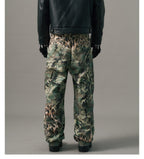 S45 Leopard Camouflage Print Cargo Pants