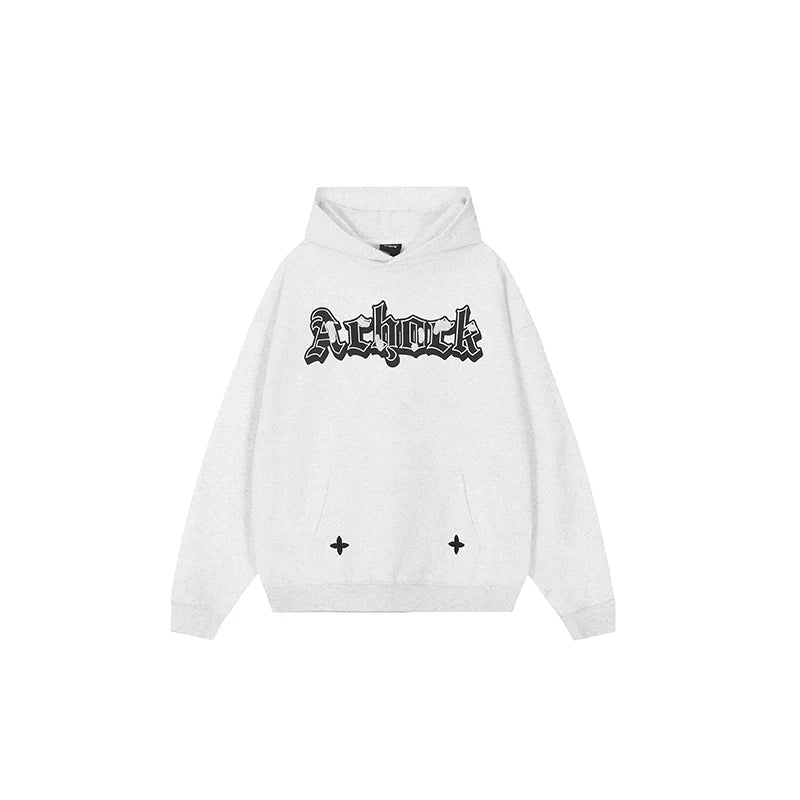 Achock Printed Logo Embroidery Hoodie