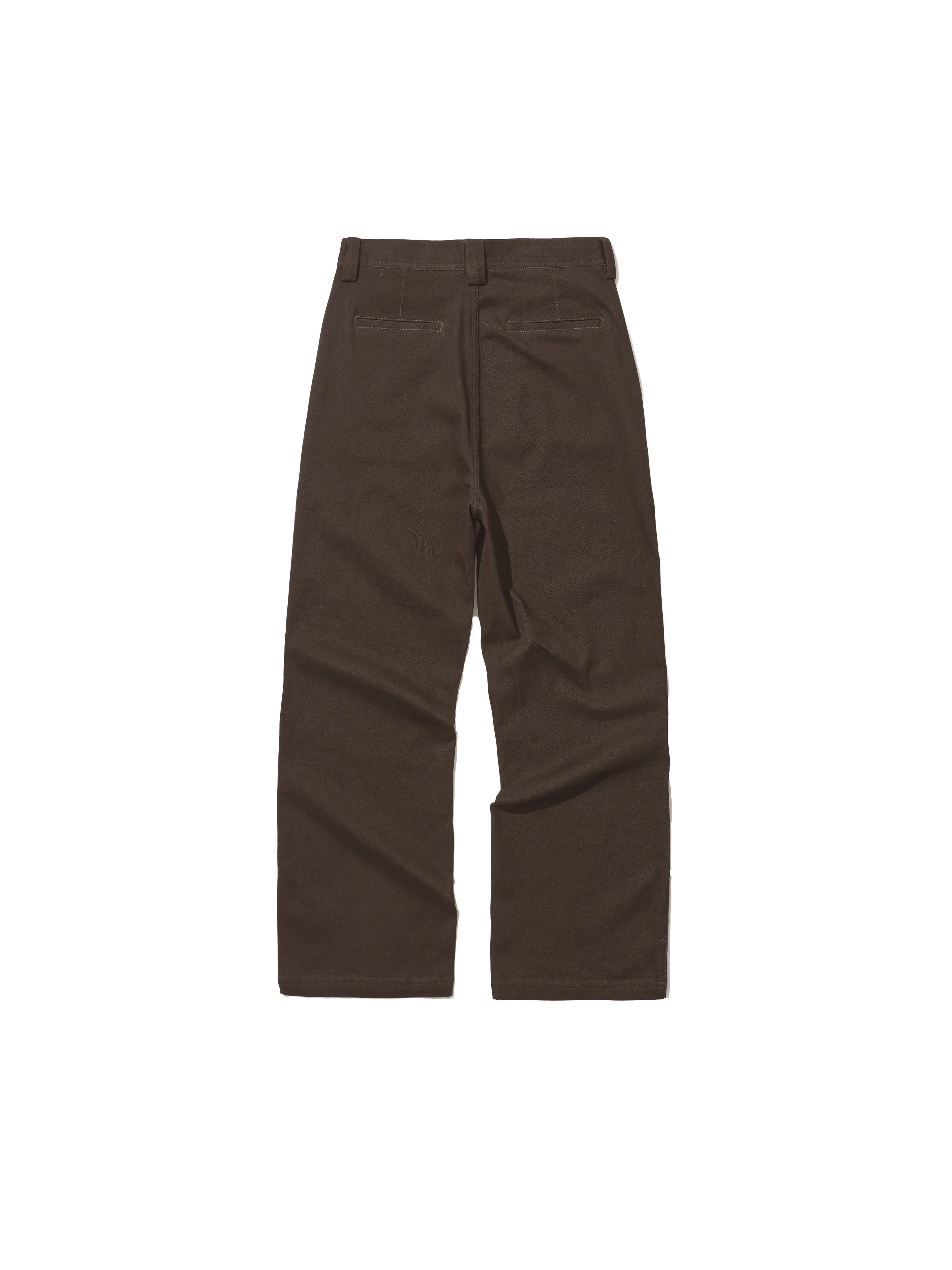 LIBERAFIT Washed Slight Flare Work Chino Pants
