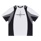 Harsh and Cruel Colorblock Racing Printed Tee