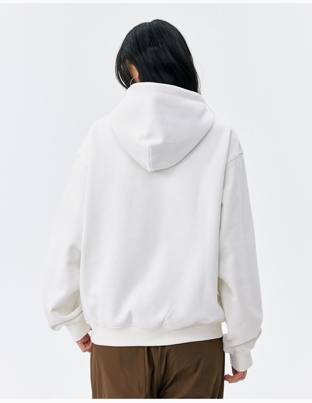 MEDM Leopard Faux Fur Layered Hoodie