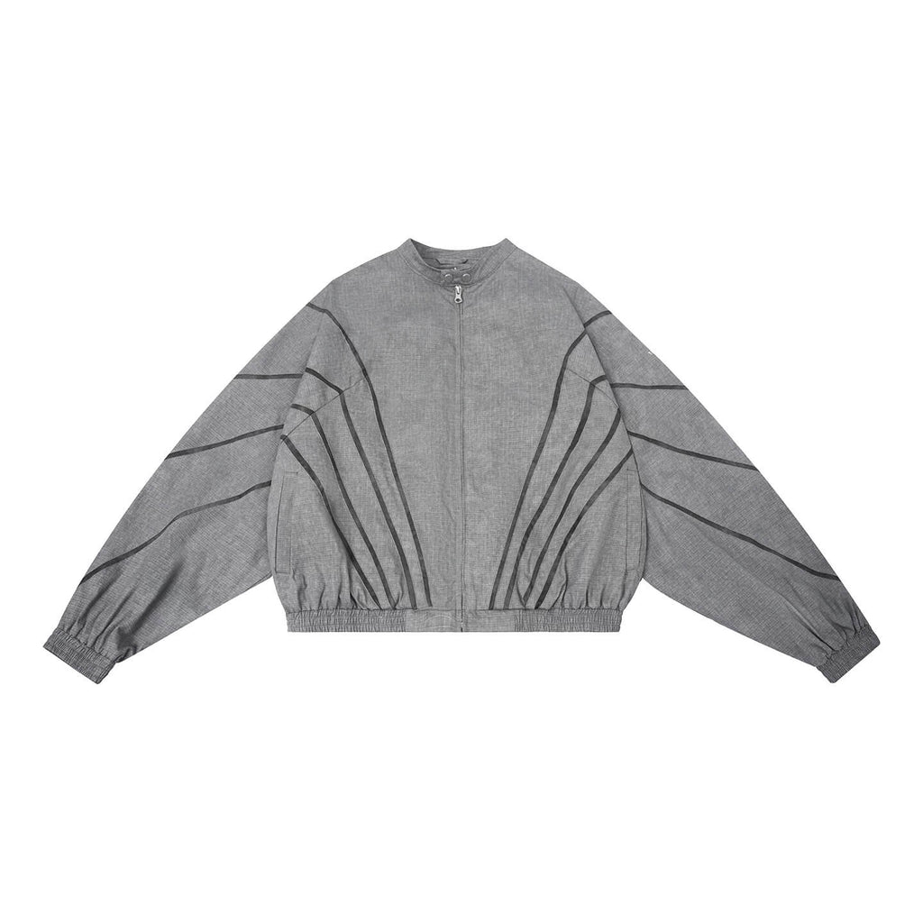 1807 Faded Wash Ripstop Track Jacket