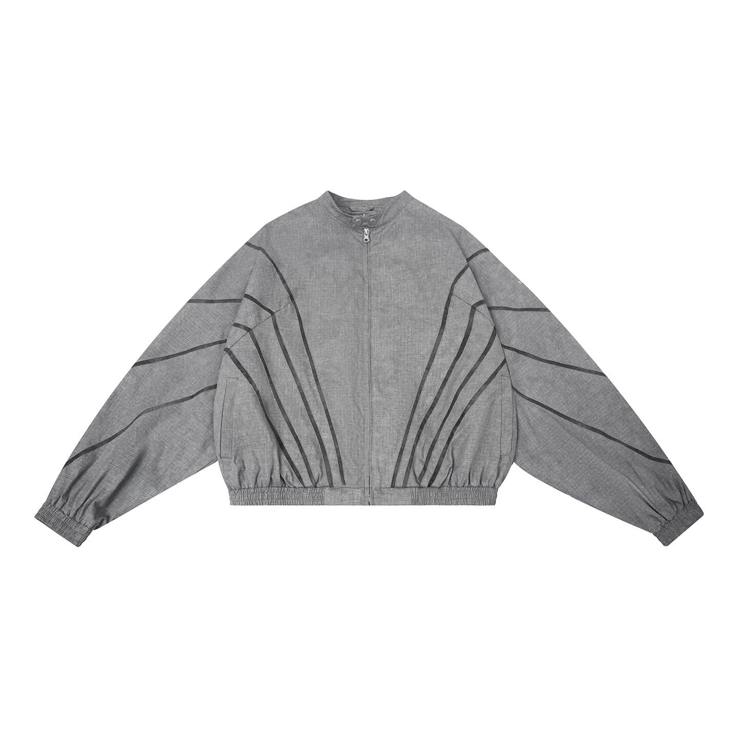 1807 Faded Wash Ripstop Track Jacket