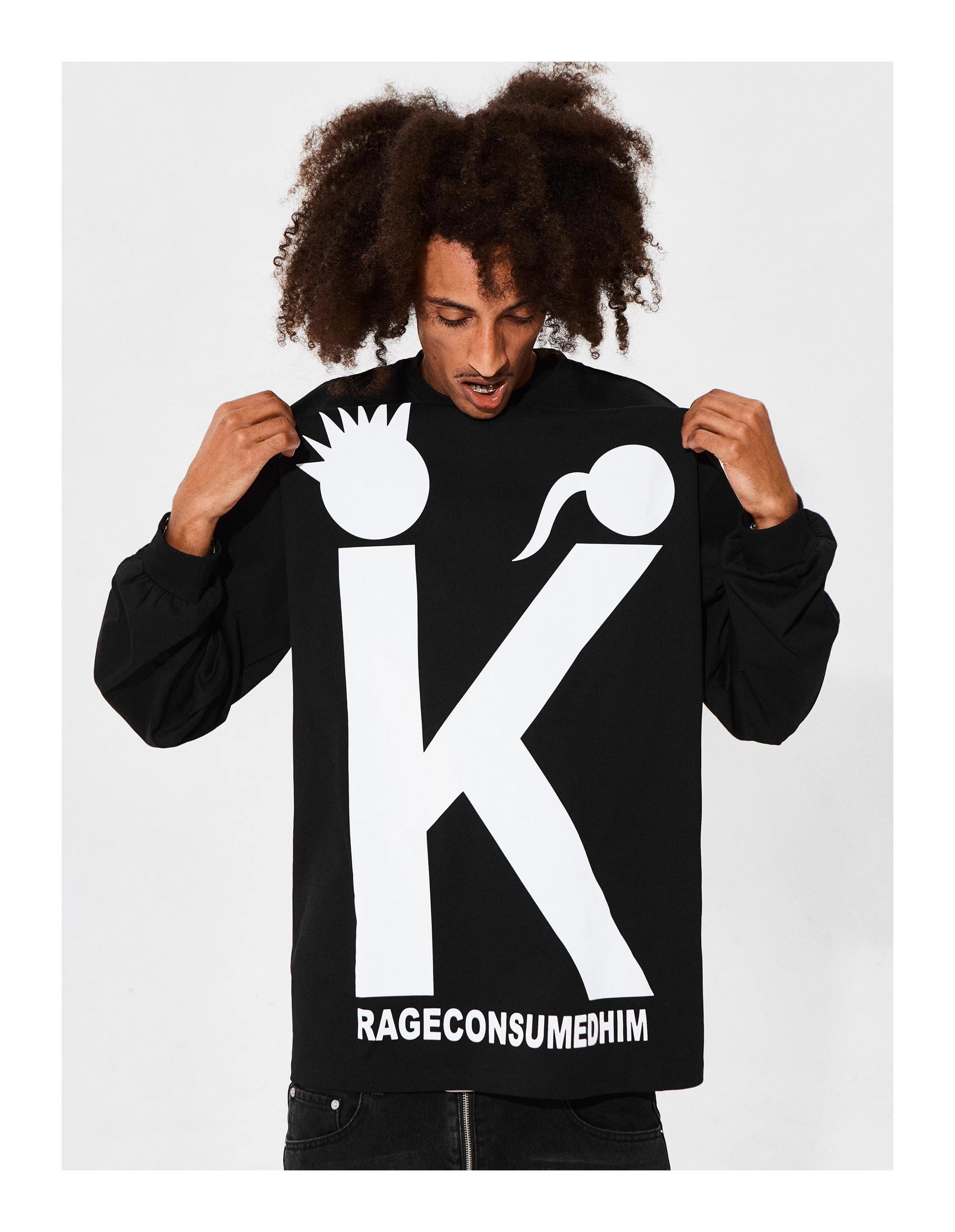 KARMANISTIC Big K Logo Long Sleeve Tee