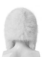 KARMANISTIC Metal Logo Fur Earflap Beanie
