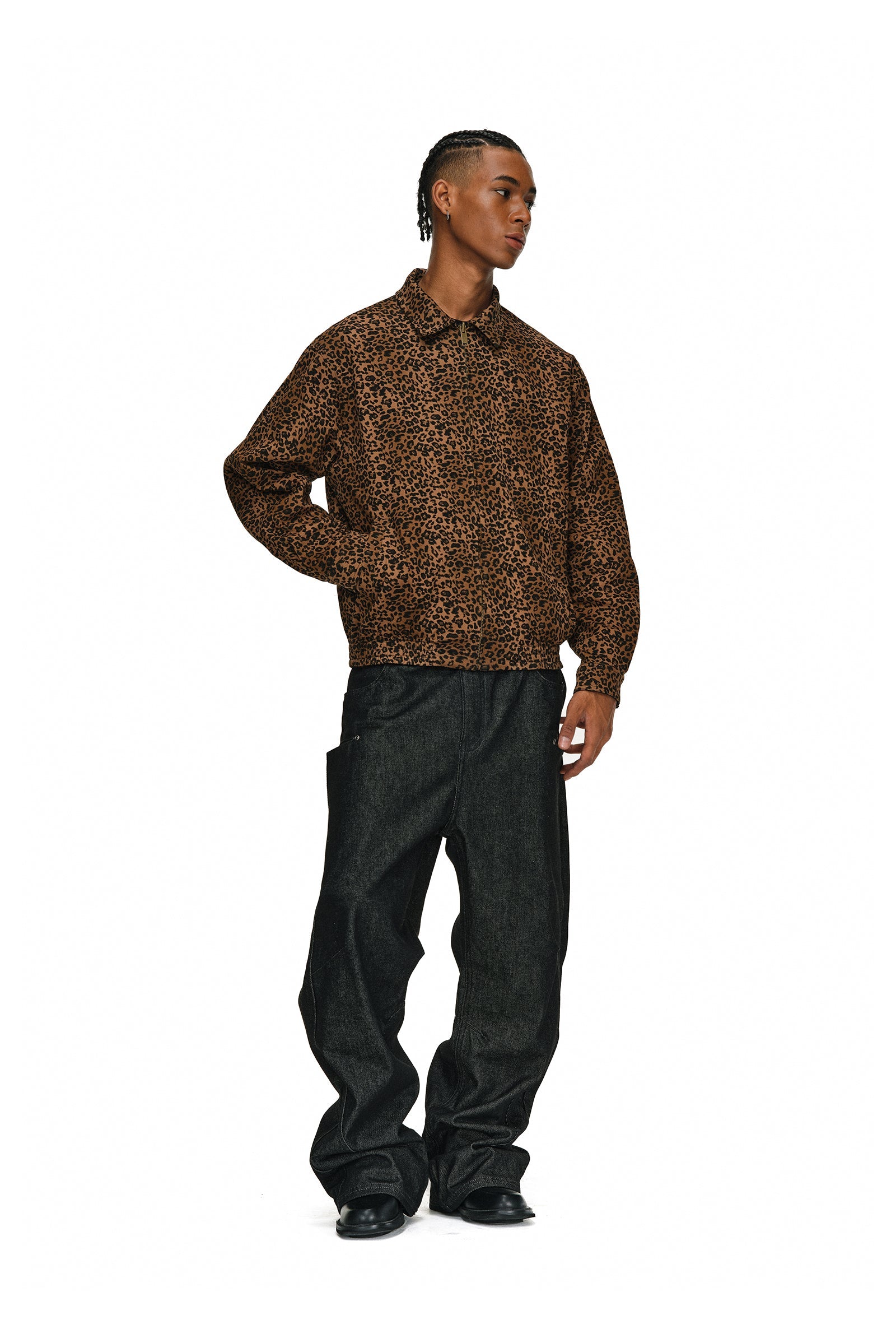 ANTIDOTE Leopard Reversible Detroit Jacket