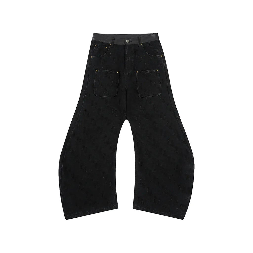 Labt Customized Jacquard Machete Jeans