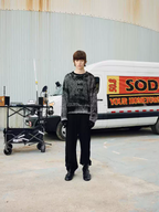 SOD Co. Rock Reverse Printed Knit Sweater