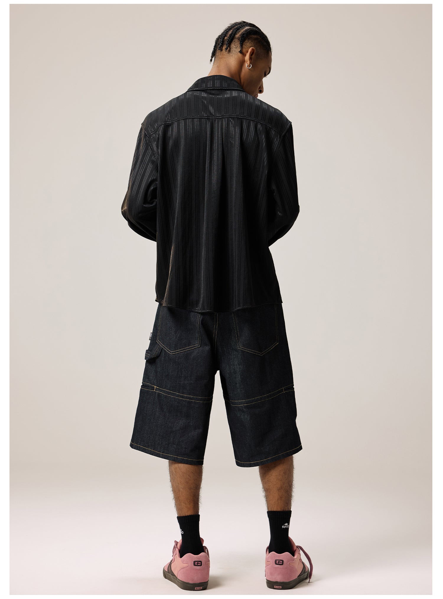Remedy Silk Striped Long Sleeve Shirt