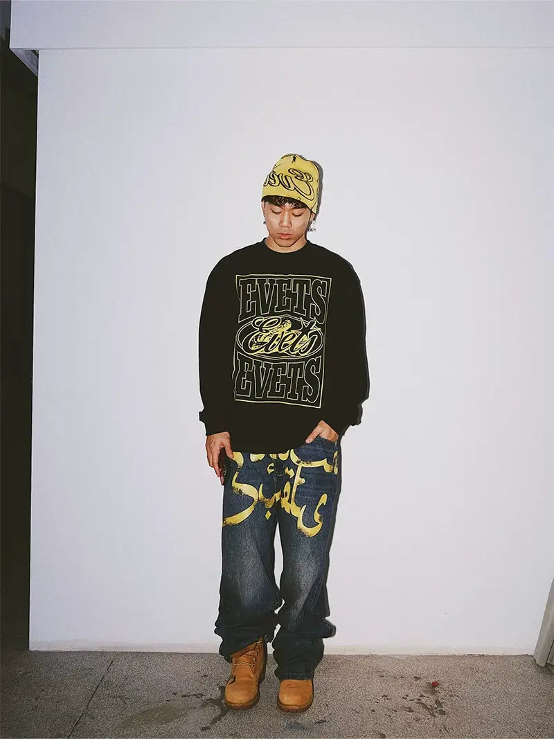 EVETS Graphic Logo Long Sleeve Tee