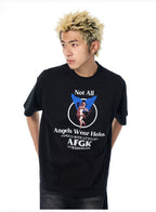 AFGK Archery Angel Embroidered Print Tee