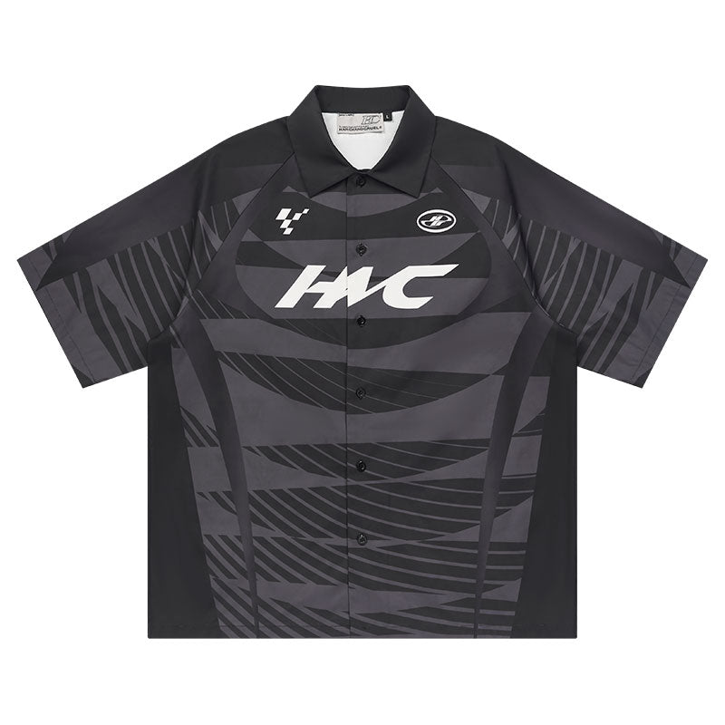 Harsh and Cruel Colorblock Digital Sports Print Shirt