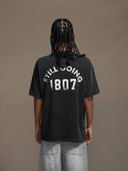 1807 Vintage Multi Print Washed Short Sleeve Tee