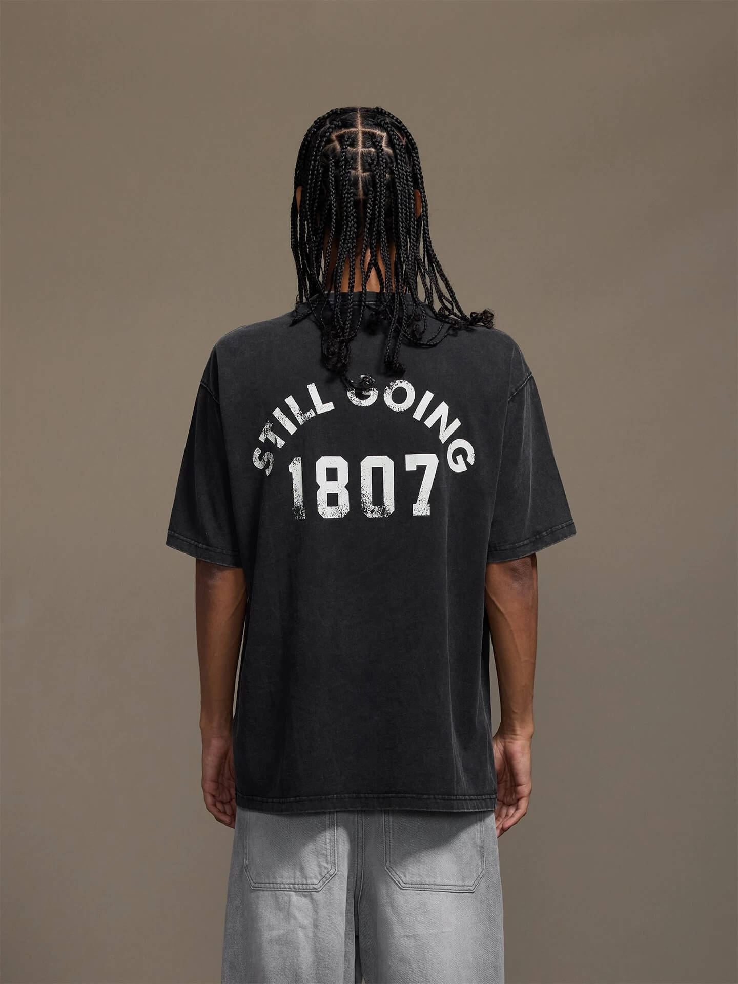 1807 Vintage Multi Print Washed Short Sleeve Tee