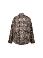 1807 Tie Dye Plaid Long Sleeve Shirt