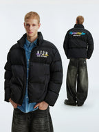 MEDM Gradient Embroidered Puffer Jacket