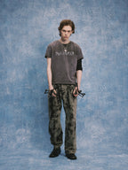 SOD Co. NUMB Print Distressed Washed Tee