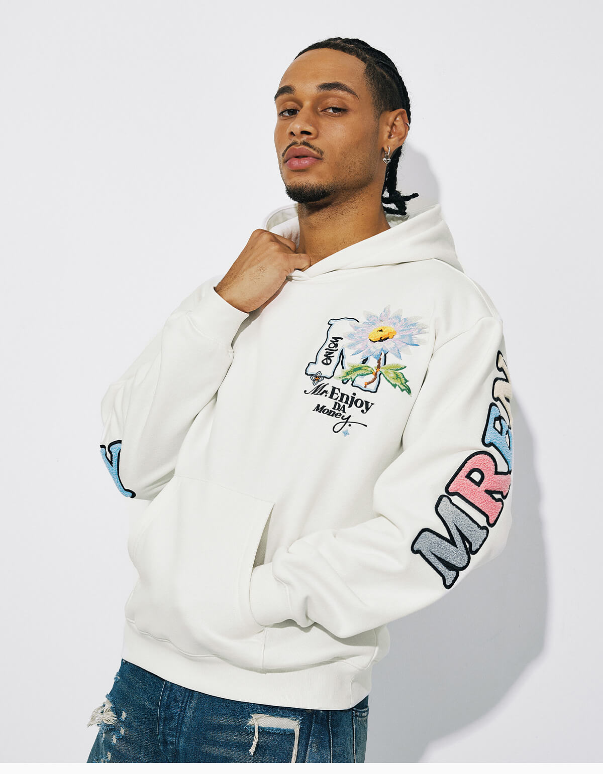 MEDM Daisy Floral Hoodie