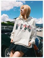 MEDM Rose Embroidered Hoodie
