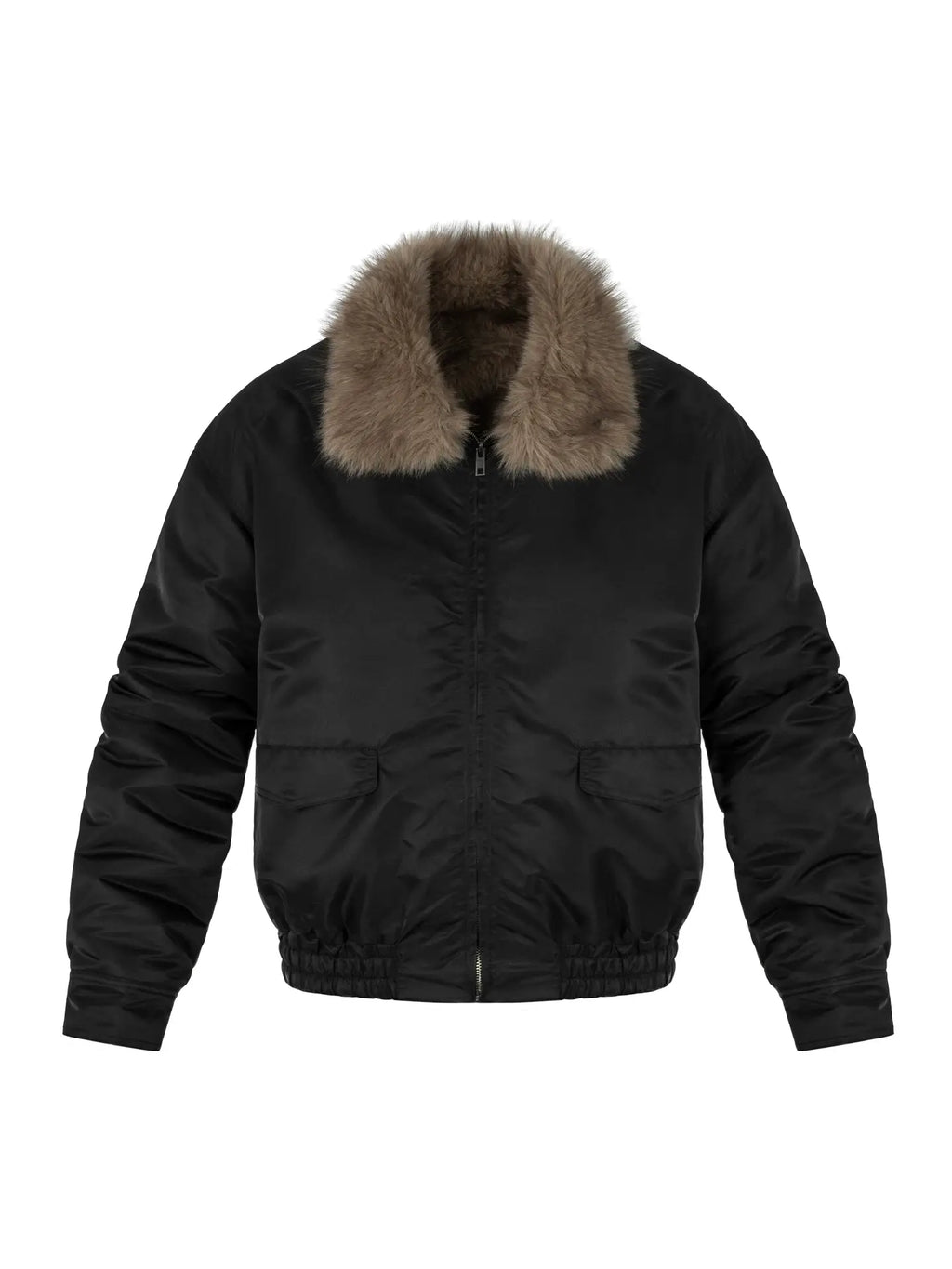 ANTIDOTE Fur Collar Bomber Jacket