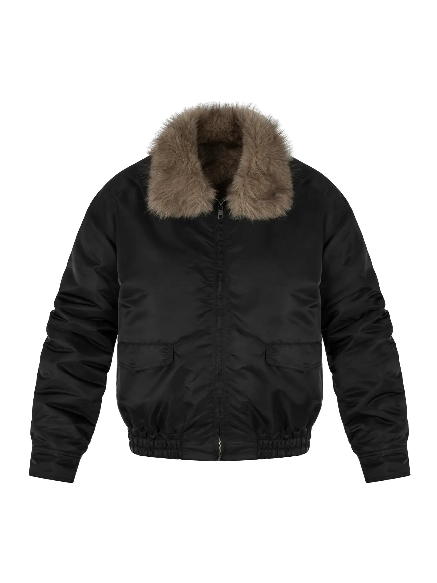 ANTIDOTE Fur Collar Bomber Jacket