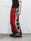 UNDERWATER Skeleton Patchwork Dirty Dye Sweatpants