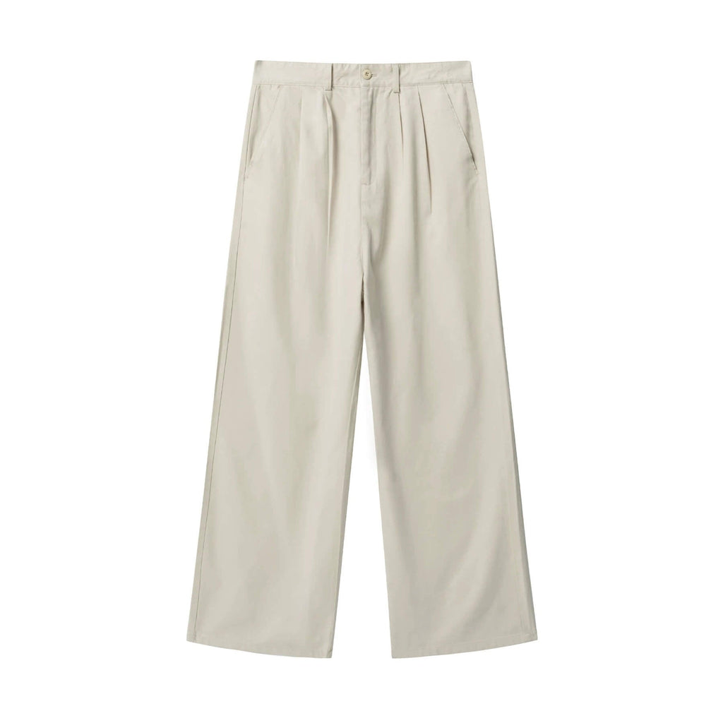 JHYQ Lyocell Double Pleated Suit Pants