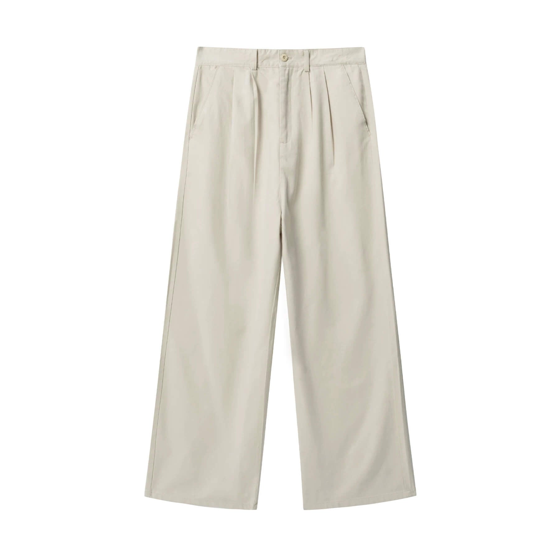 JHYQ Lyocell Double Pleated Suit Pants