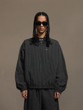 1807 Textured Plaid Track Jacket