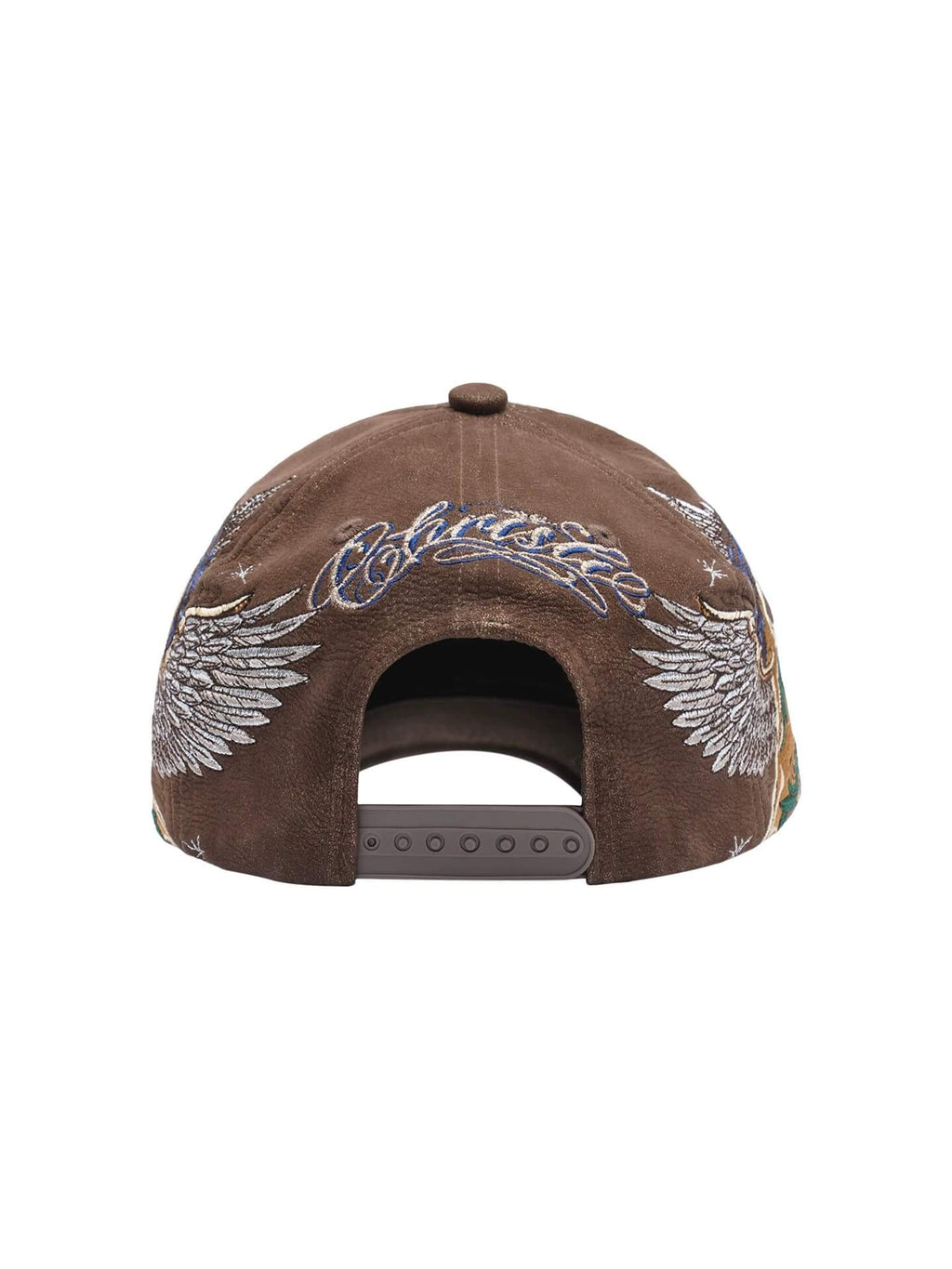 1807 Pegasus 3D Embroidered Flocked PU Leather Dad Hat