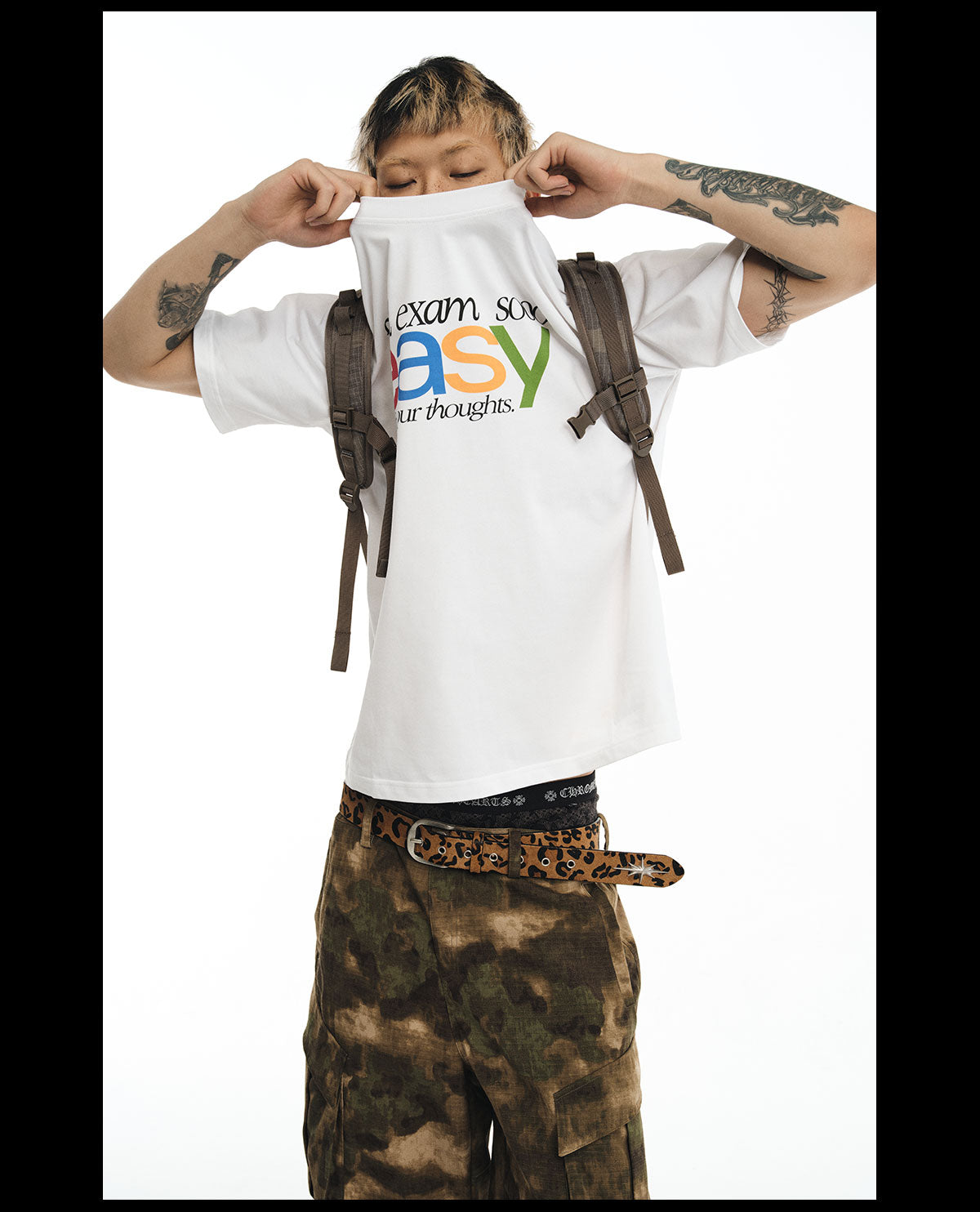 NOVACAM Camouflage Multi-Pocket Baggy Cargo Shorts