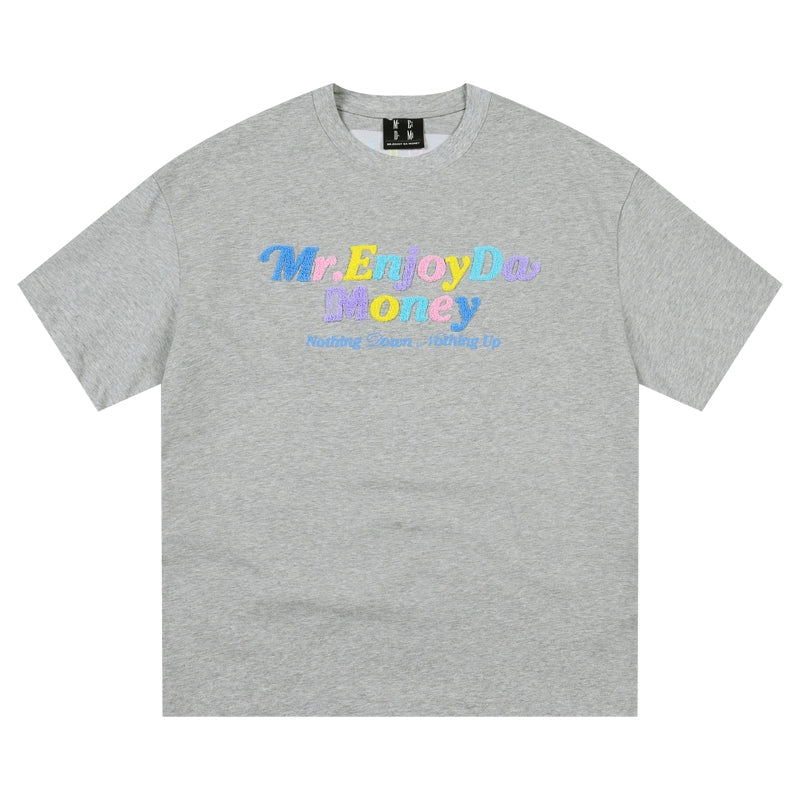 MEDM Multicolor Terry Embroidery Tee