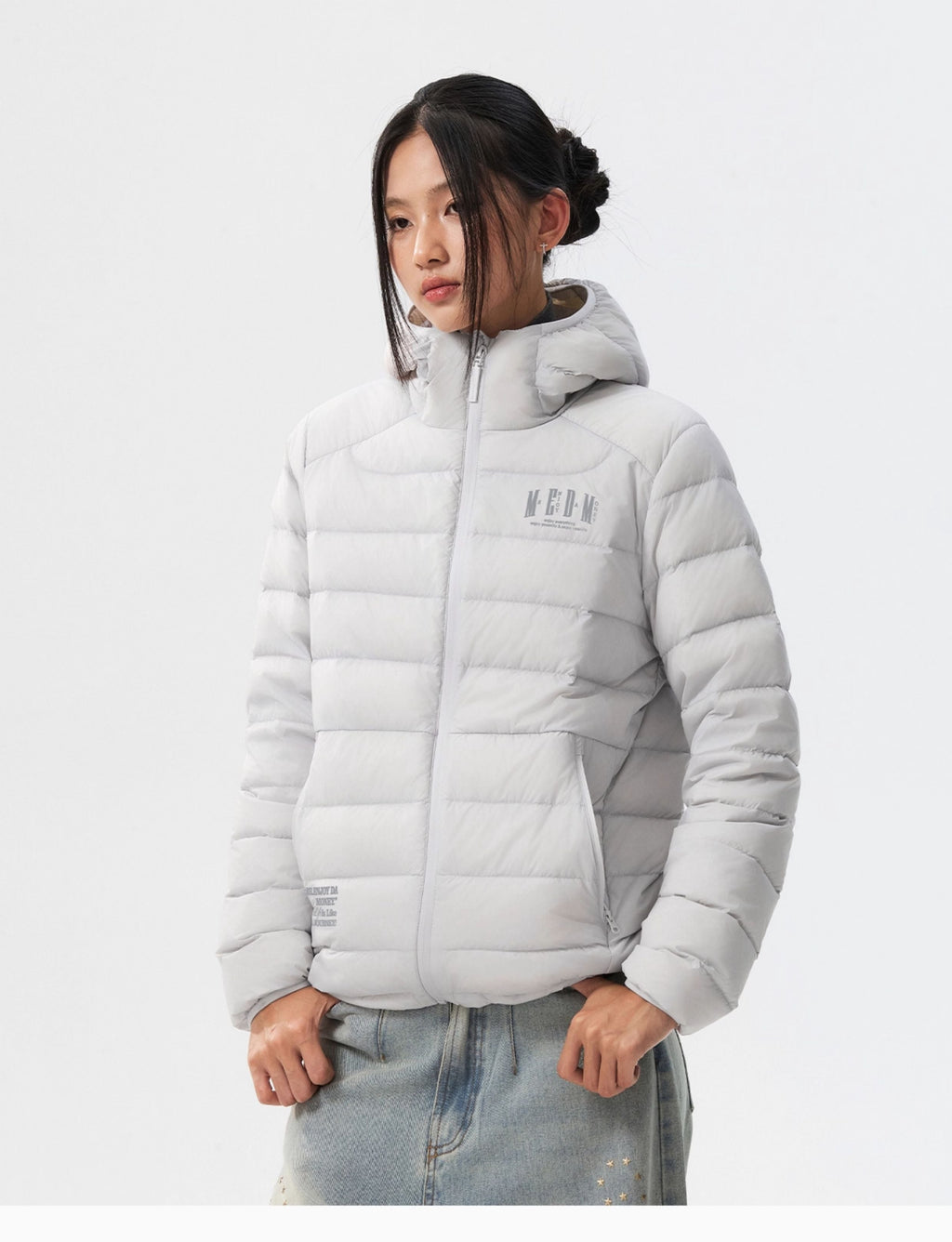 MEDM Waterproof Lightweight Hooded Down Jacket
