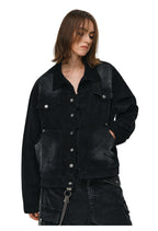 ANTIDOTE Distressed Washed Corduroy Work Jacket