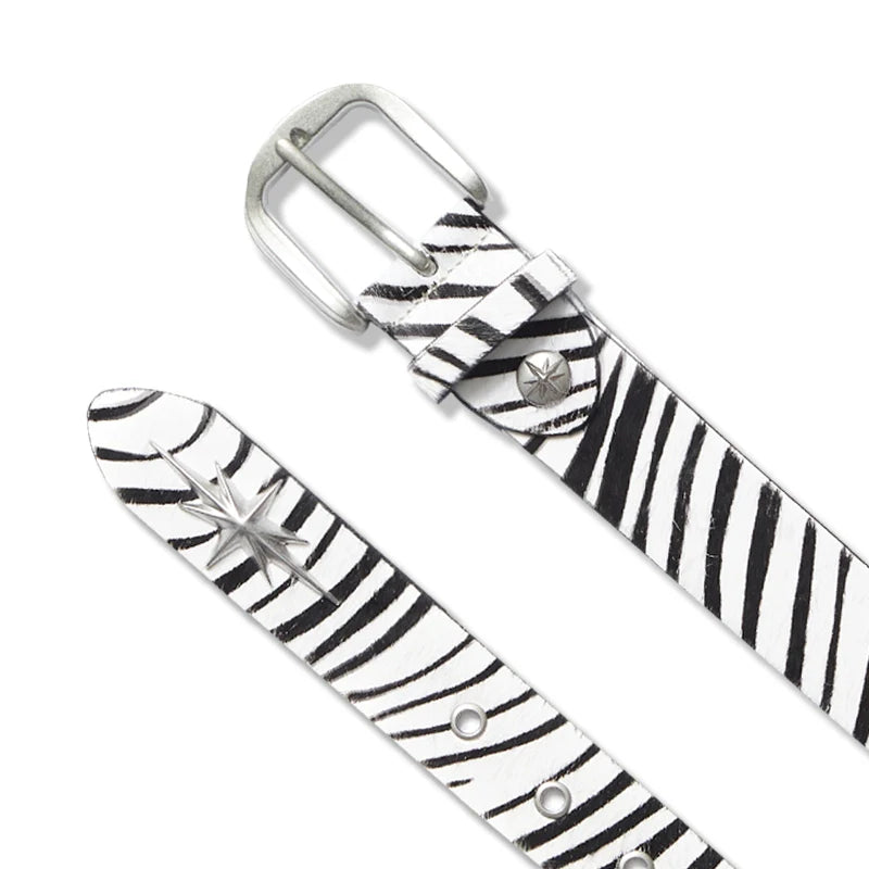 Remedy Star Studded Cowhide Leather Belt