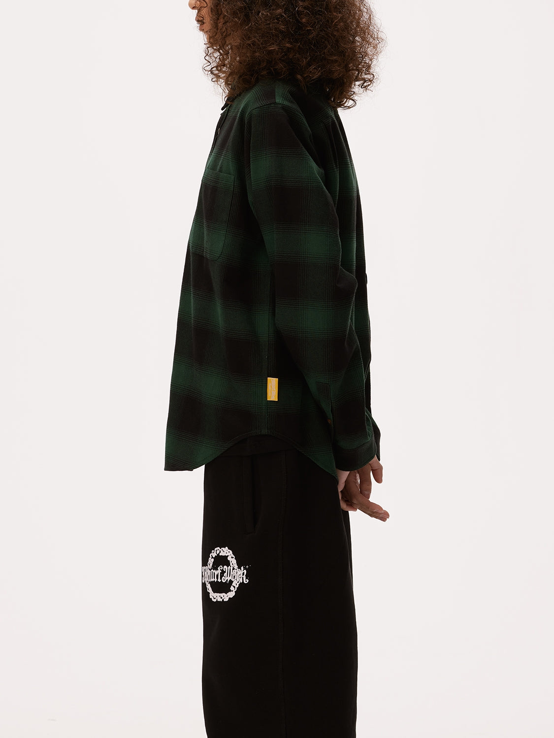 MHARF Classic Flannel Plaid Long Sleeve Shirt