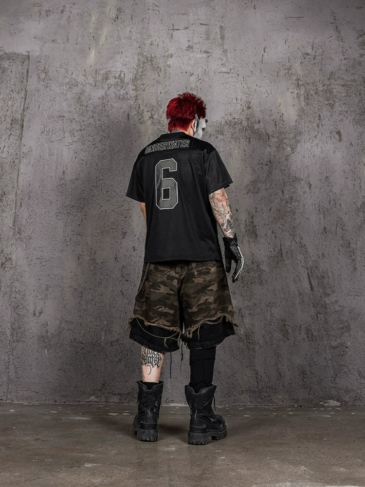 UNDERWATER Demon Emblem Mesh Hockey Jersey