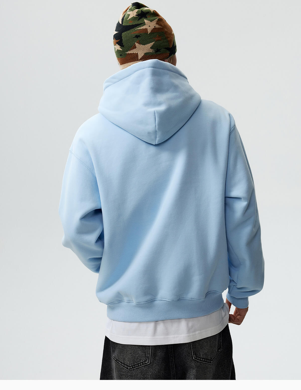 MEDM Mini Patchwork Floral Embroidered Hoodie
