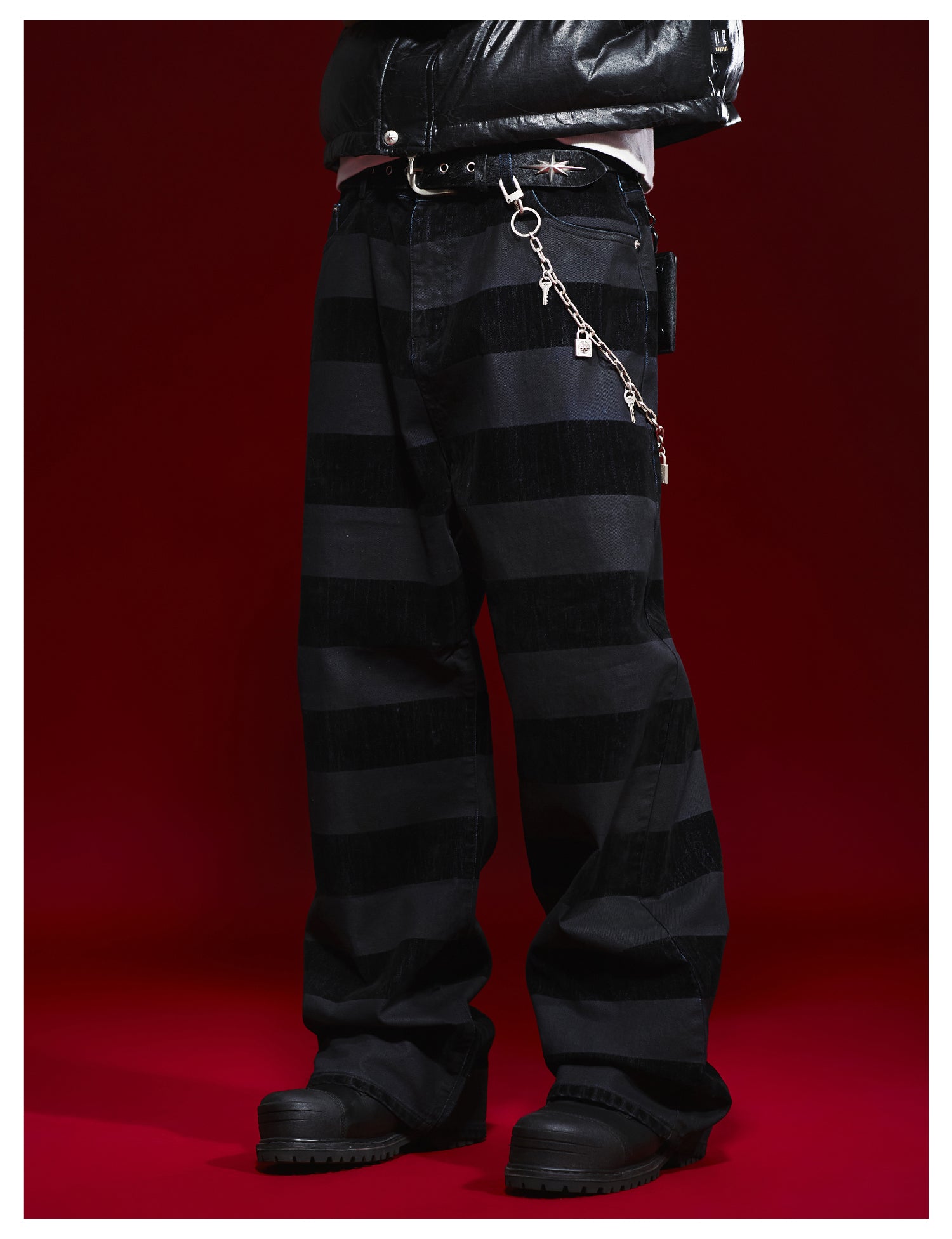 Remedy Key Lock Metal Wallet Chain