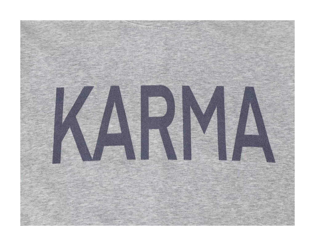 KARMANISTIC Logo Print Slim Fit Long Sleeve Tee